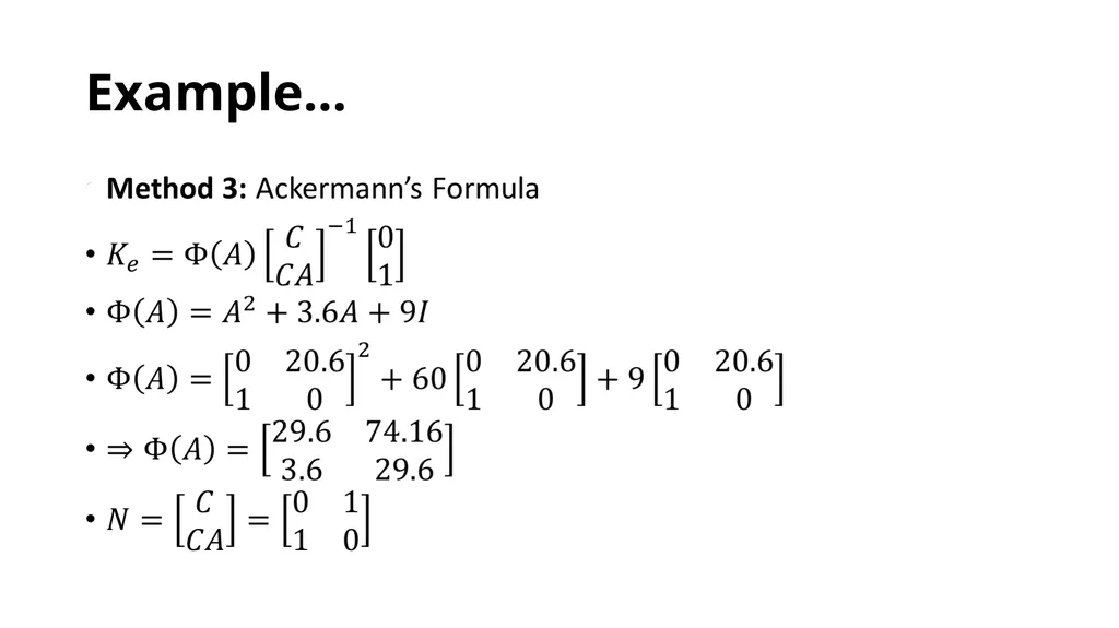 Controller and Observer Design (Design of Control - slide 26 of 29
