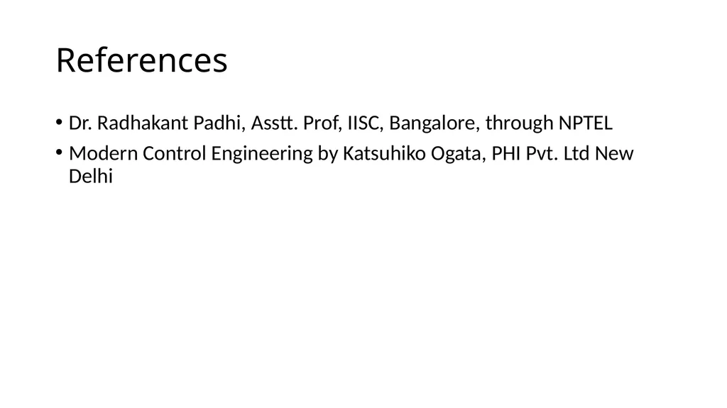 Controller and Observer Design (Design of Control - slide 2 of 29