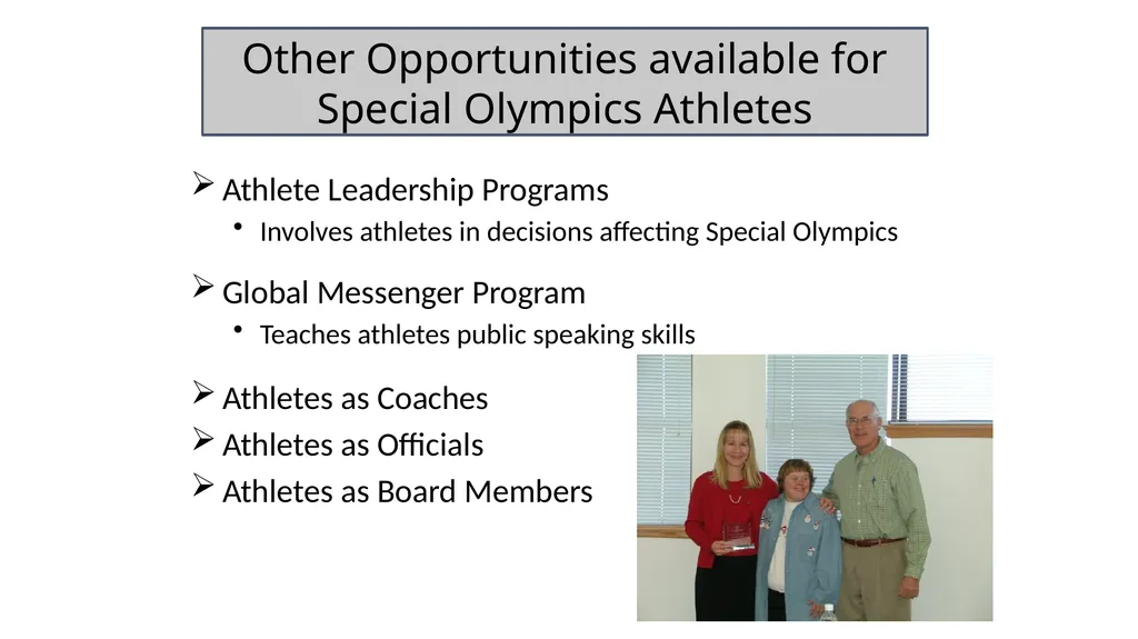 Special Olympics New Mexico General Orientation - slide 15 of 19