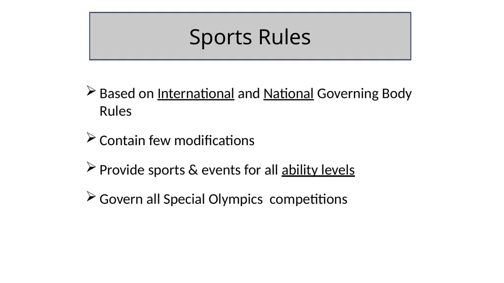 Special Olympics New Mexico General Orientation - slide 9 of 19