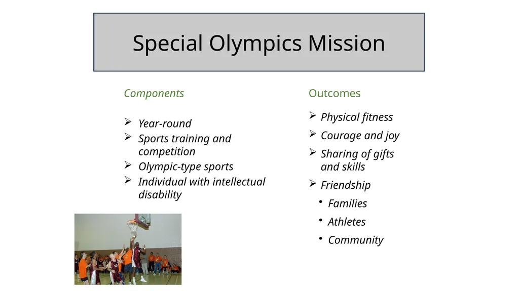 Special Olympics New Mexico General Orientation - slide 3 of 19