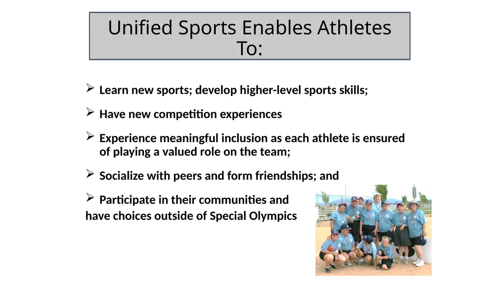 Special Olympics New Mexico General Orientation - slide 17 of 19