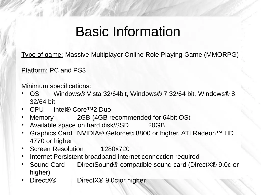 Game Evaluation Title: Final Fantasy XIV: A Realm - slide 2 of 8