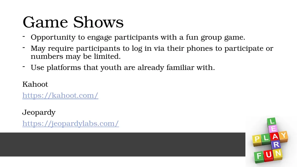 Interactive Games & Activities Interactive Games & - slide 7 of 9