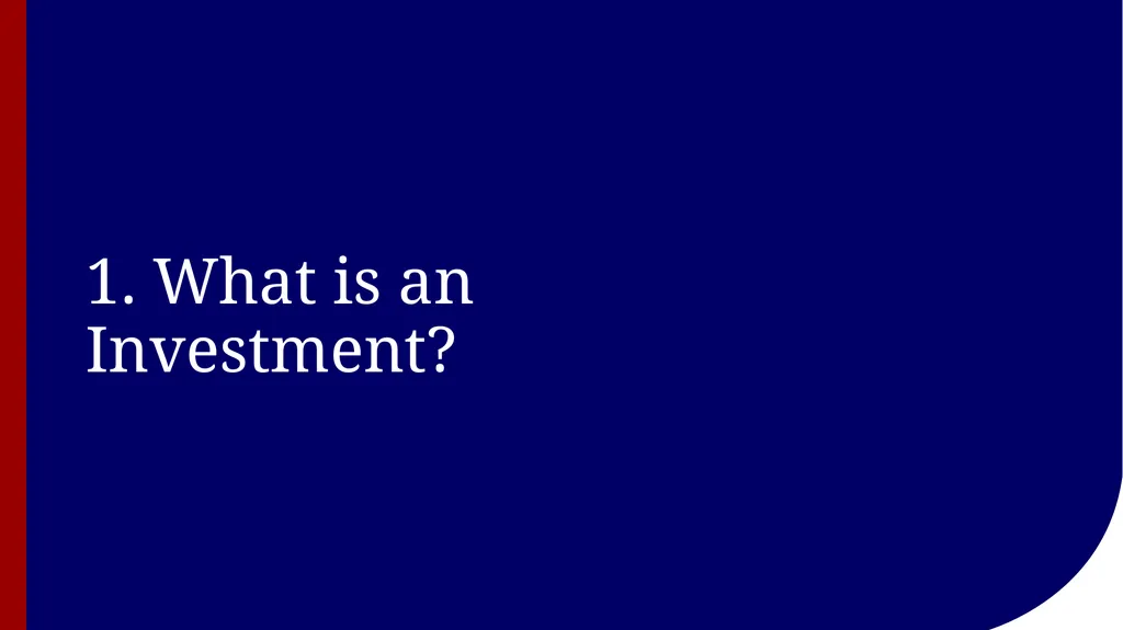 Investments Background and Issues Joseph Farizo To - slide 3 of 30
