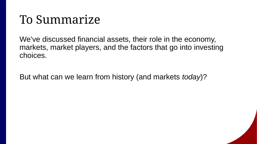 Investments Background and Issues Joseph Farizo To - slide 23 of 30