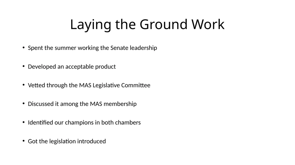 The “Real” Legislative Process By: Steve A. Gray - slide 12 of 16