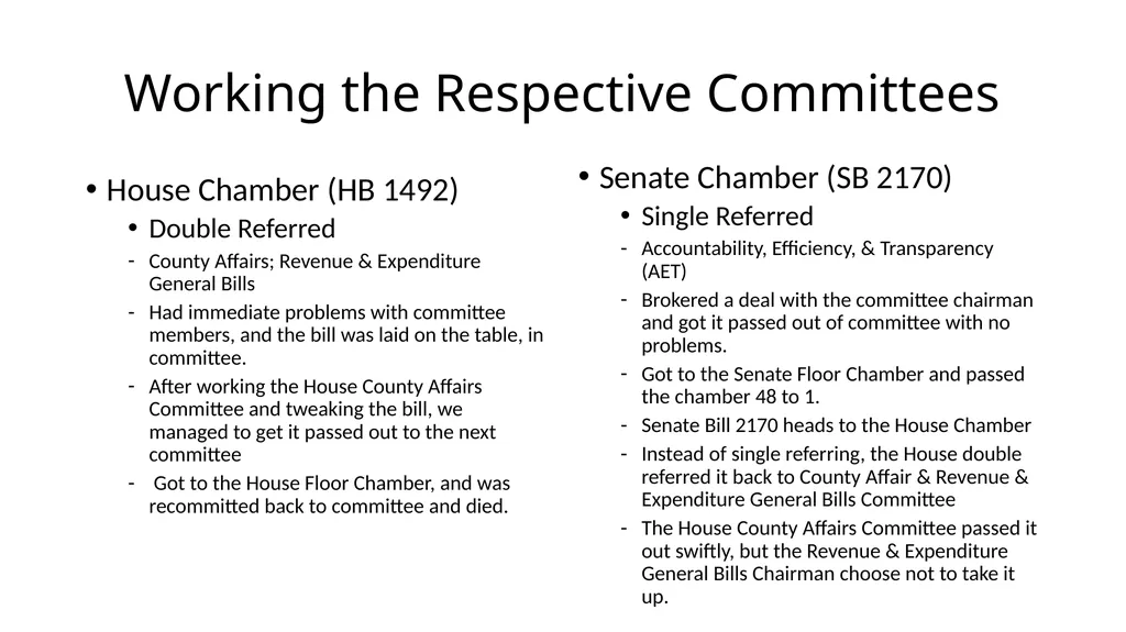 The “Real” Legislative Process By: Steve A. Gray - slide 13 of 16