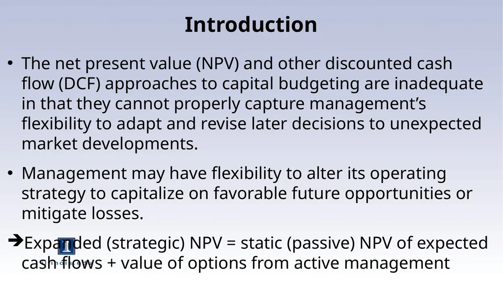 Real Options and Interactions with Financial - slide 2 of 11