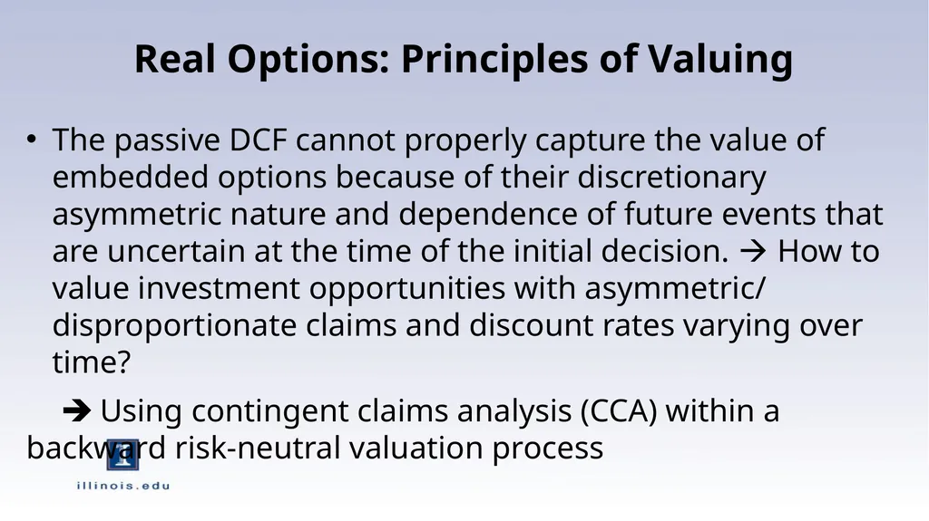 Real Options and Interactions with Financial - slide 8 of 11