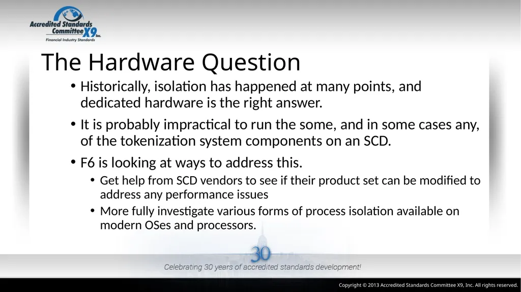 ANSI X9.119 Part 2: Using Tokenization Methods - slide 17 of 20