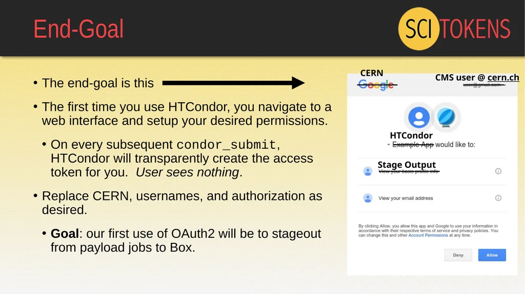 The SciTokens Authorization Model: JSON Web Tokens - slide 9 of 20