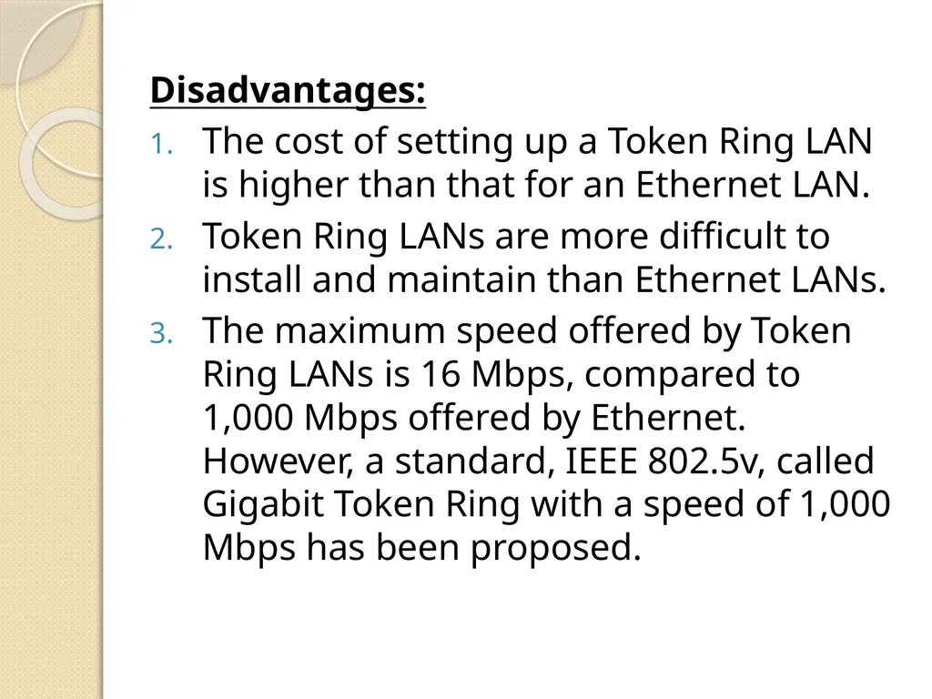 UNIT - 2 Token Ring Token Ring: Token Ring was - slide 17 of 17