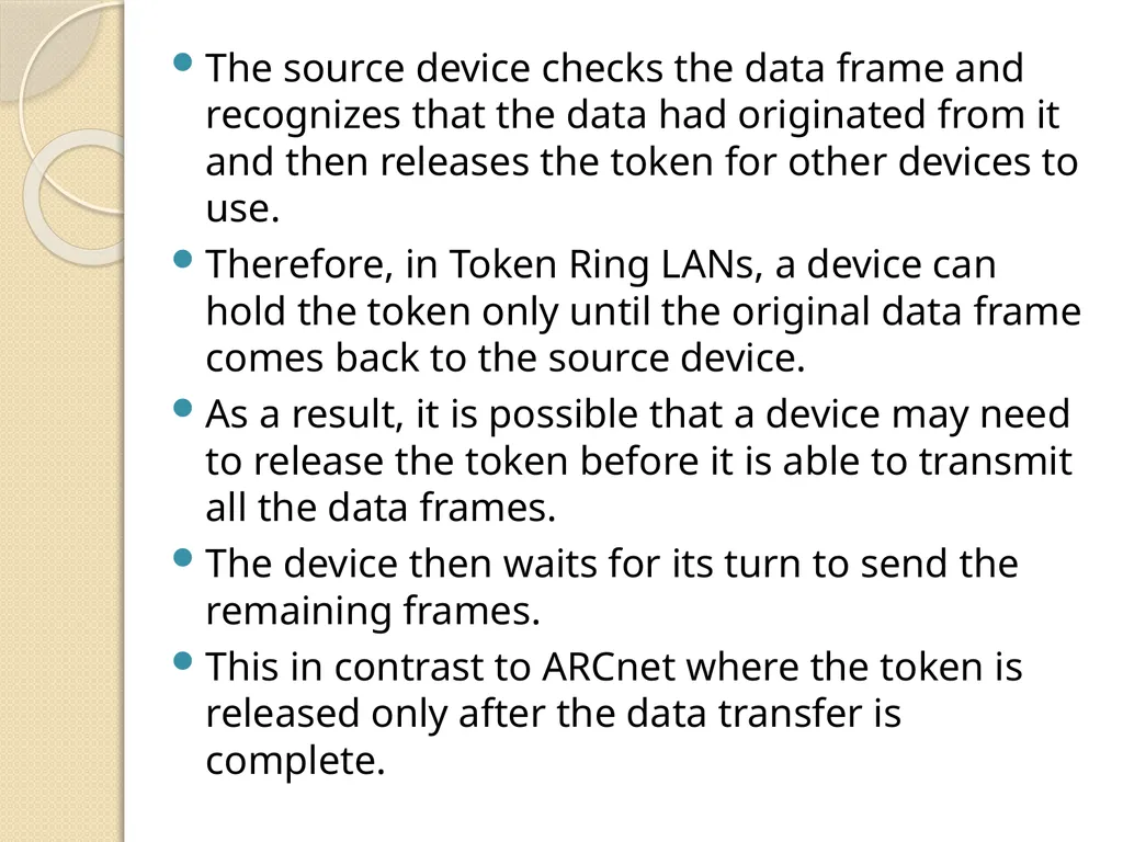 UNIT - 2 Token Ring Token Ring: Token Ring was - slide 4 of 17