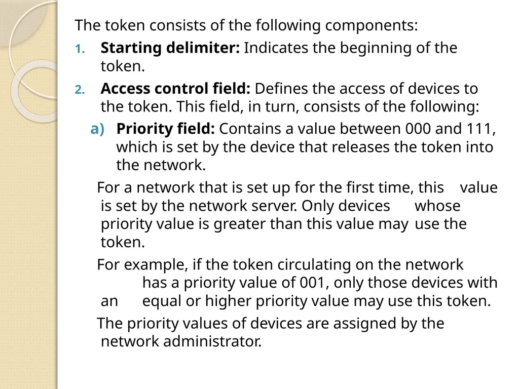 UNIT - 2 Token Ring Token Ring: Token Ring was - slide 12 of 17