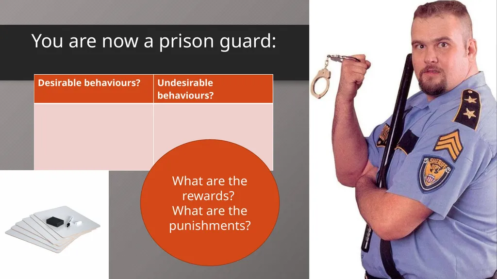 Behaviour Modification in Custody Aim: to describe - slide 19 of 19