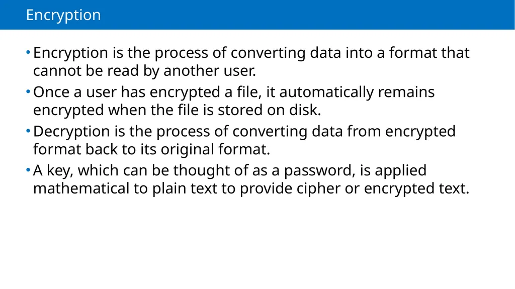 Module 2 Authentication, Authorization and - slide 32 of 36