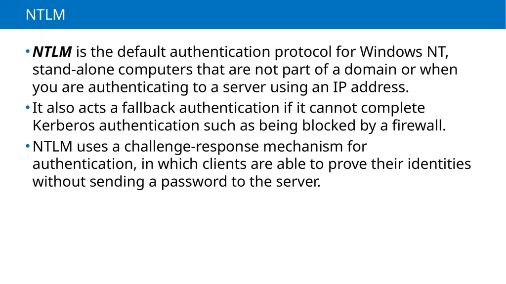 Module 2 Authentication, Authorization and - slide 12 of 36