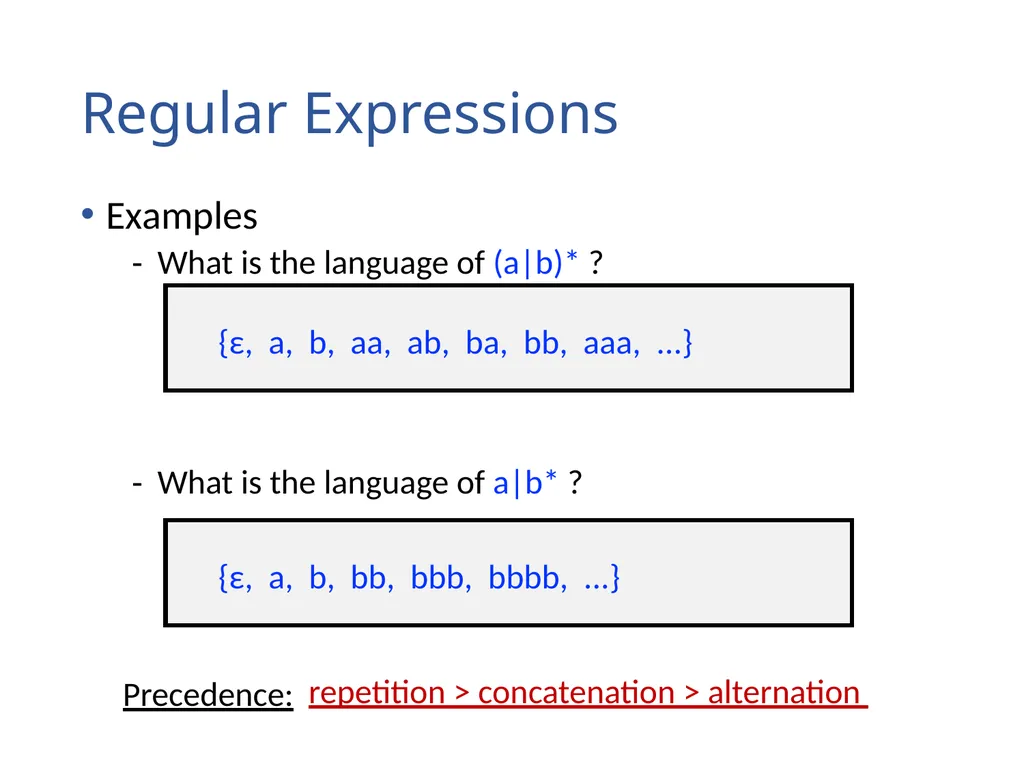Lexical Analysis (Scanning) Chapter 2 Lexical - slide 11 of 45