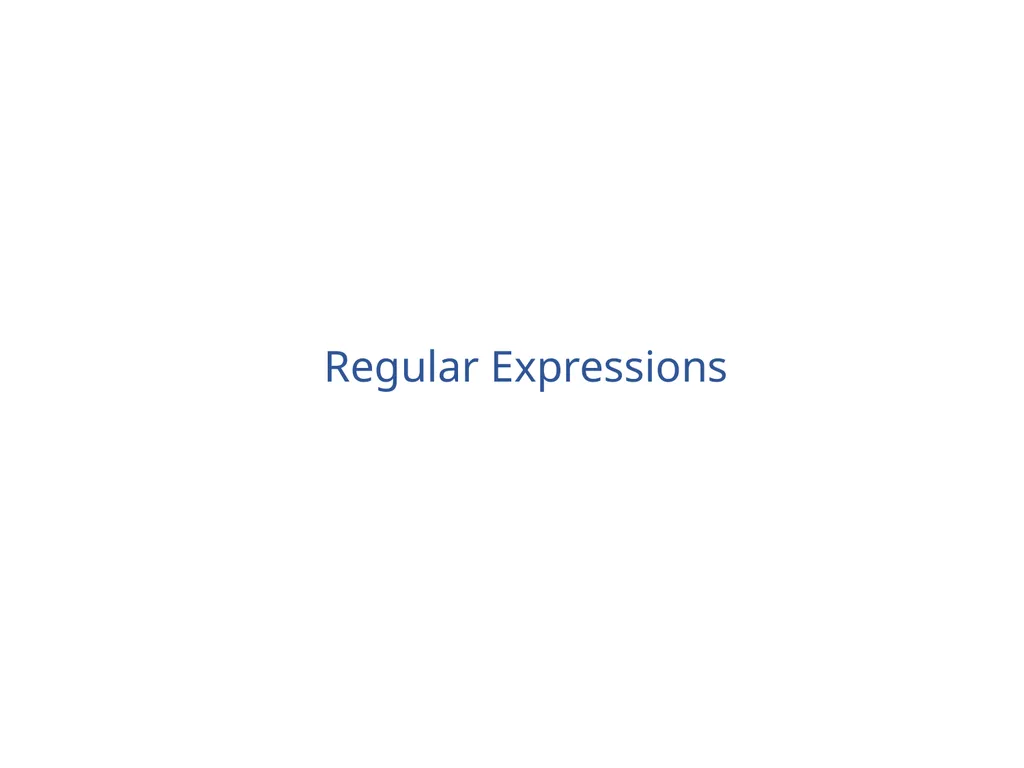 Lexical Analysis (Scanning) Chapter 2 Lexical - slide 8 of 45