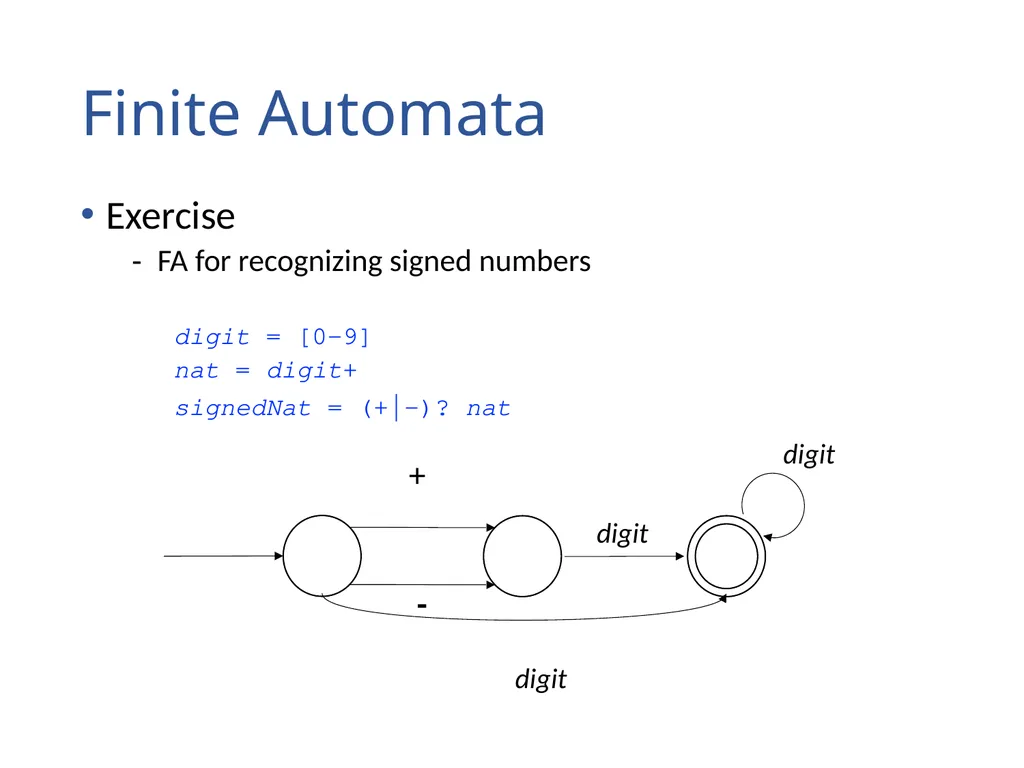 Lexical Analysis (Scanning) Chapter 2 Lexical - slide 26 of 45