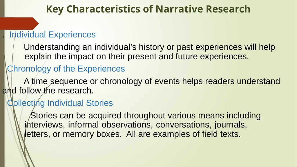WELCOME Narrative research design Dr. GEETHA - slide 11 of 20