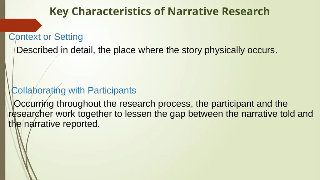 WELCOME Narrative research design Dr. GEETHA - slide 12 of 20