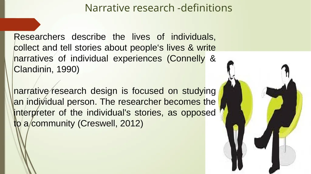 WELCOME Narrative research design Dr. GEETHA - slide 9 of 20