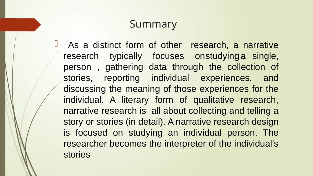 WELCOME Narrative research design Dr. GEETHA - slide 18 of 20