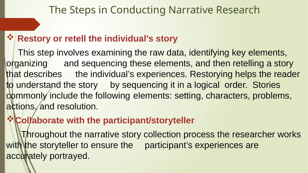 WELCOME Narrative research design Dr. GEETHA - slide 15 of 20