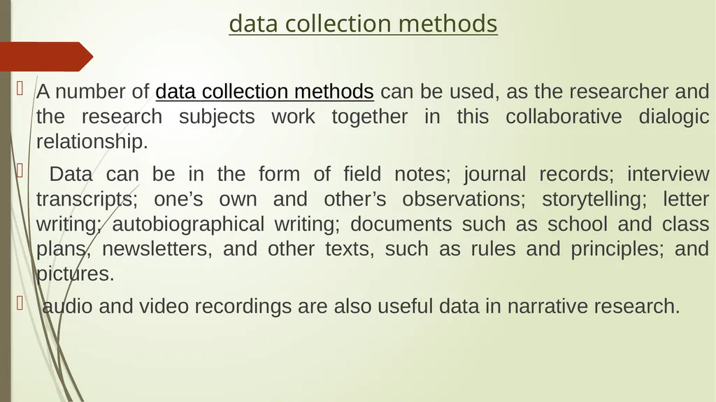 WELCOME Narrative research design Dr. GEETHA - slide 13 of 20