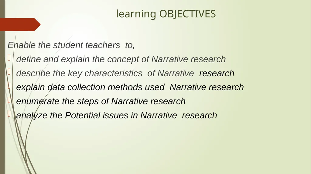 WELCOME Narrative research design Dr. GEETHA - slide 5 of 20