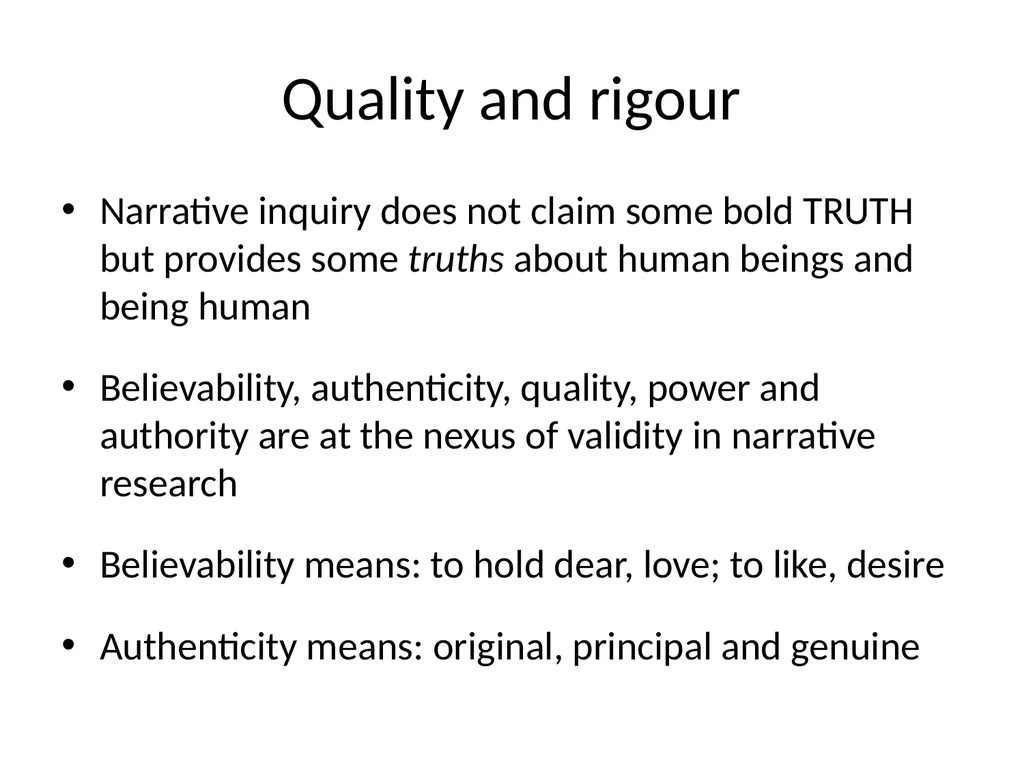 Chapter 10 Narrative research Lewis P and Adney R. - slide 22 of 30