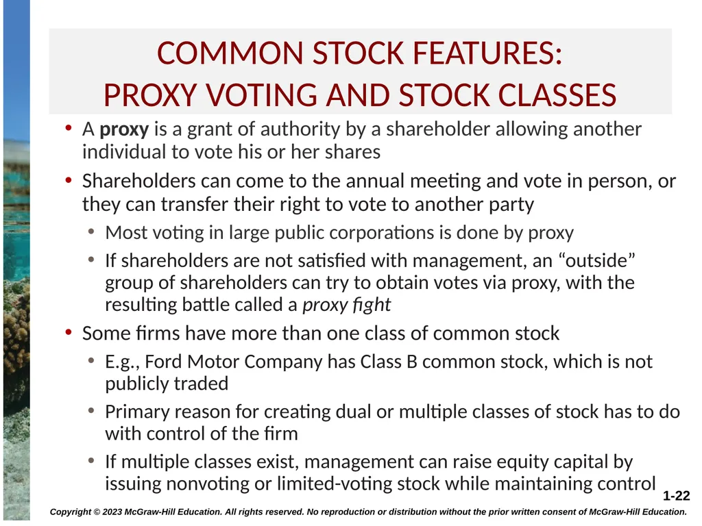 STOCK VALUATION CHAPTER 8 Copyright © 2023 - slide 22 of 36