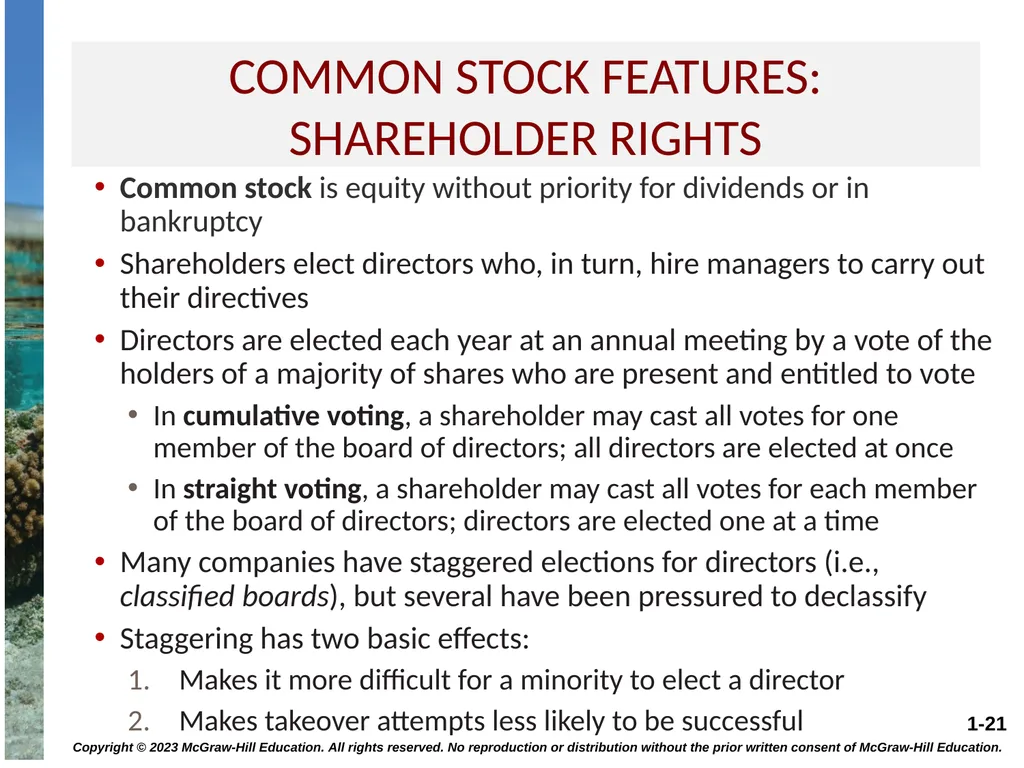 STOCK VALUATION CHAPTER 8 Copyright © 2023 - slide 21 of 36
