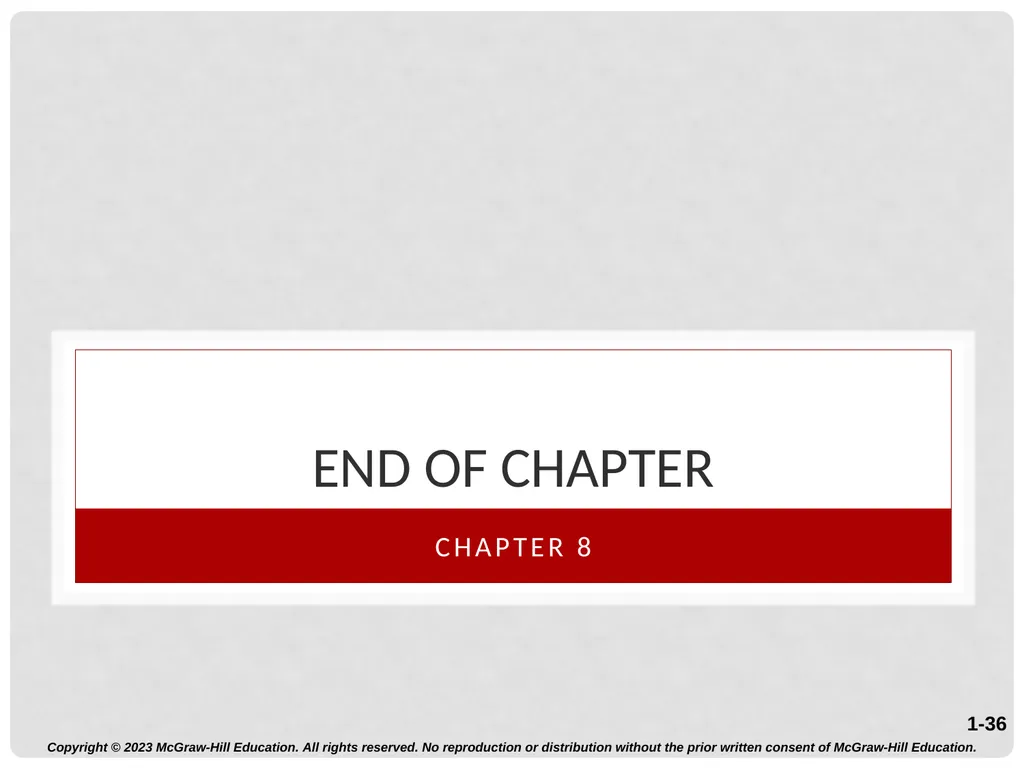 STOCK VALUATION CHAPTER 8 Copyright © 2023 - slide 36 of 36