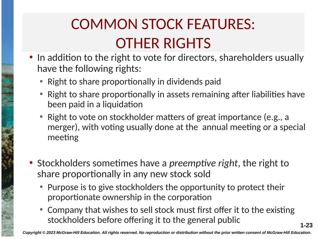 STOCK VALUATION CHAPTER 8 Copyright © 2023 - slide 23 of 36