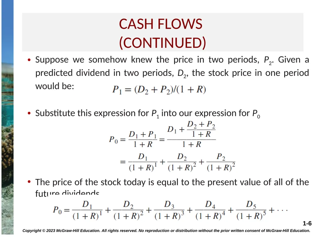 STOCK VALUATION CHAPTER 8 Copyright © 2023 - slide 6 of 36