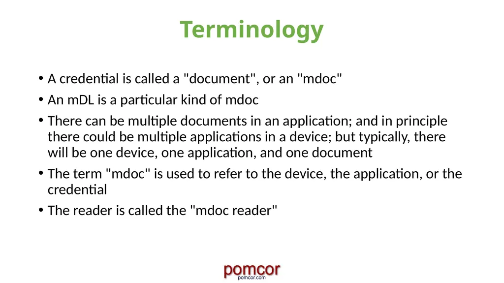 Francisco Corella fcorella@pomcor.com Presentation - slide 10 of 42