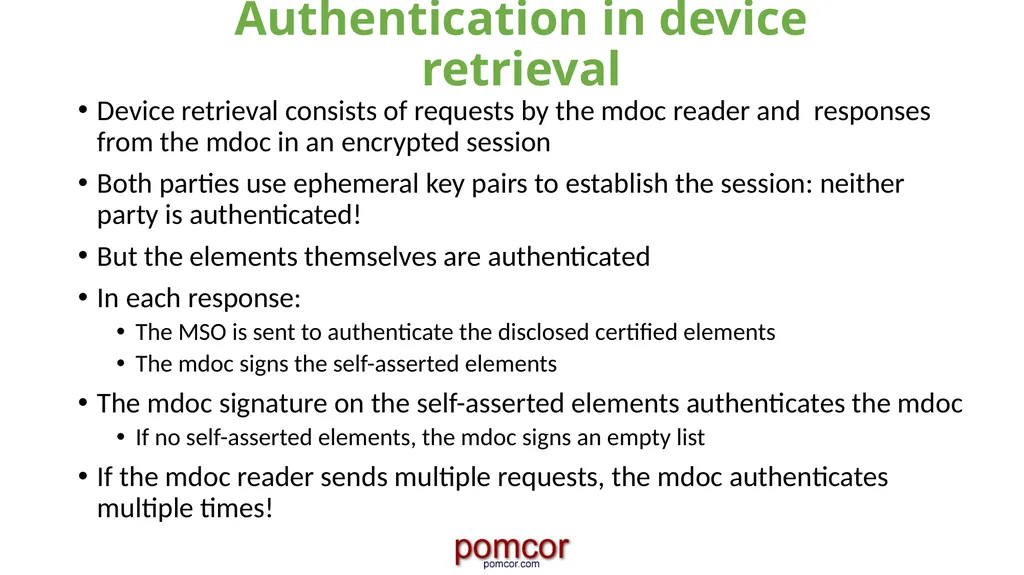 Francisco Corella fcorella@pomcor.com Presentation - slide 26 of 42