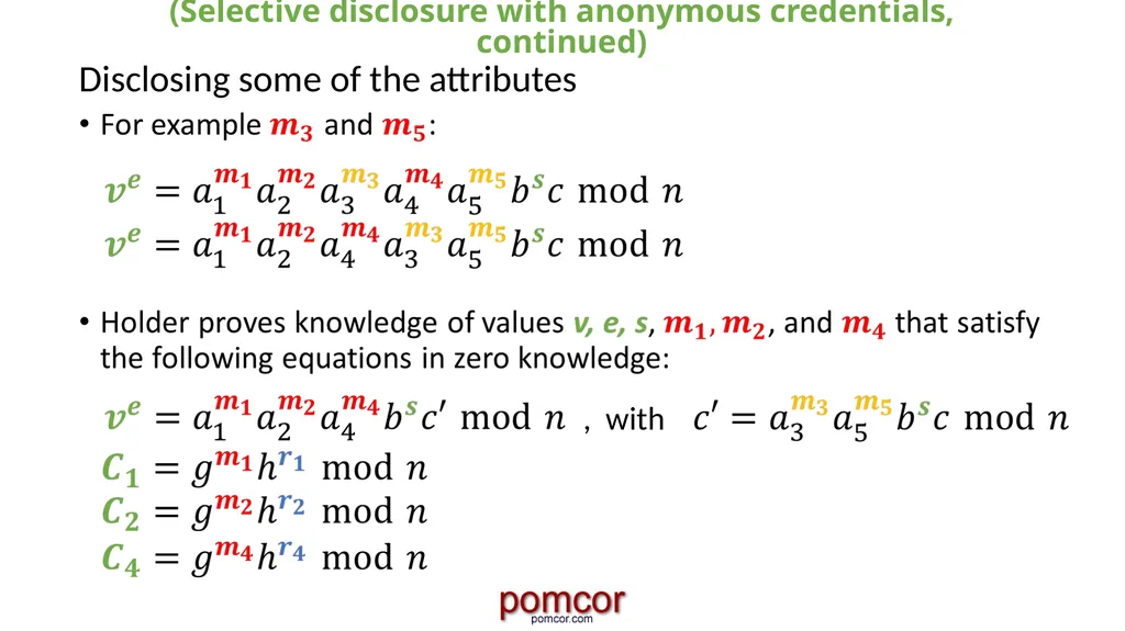 Francisco Corella fcorella@pomcor.com Presentation - slide 22 of 42