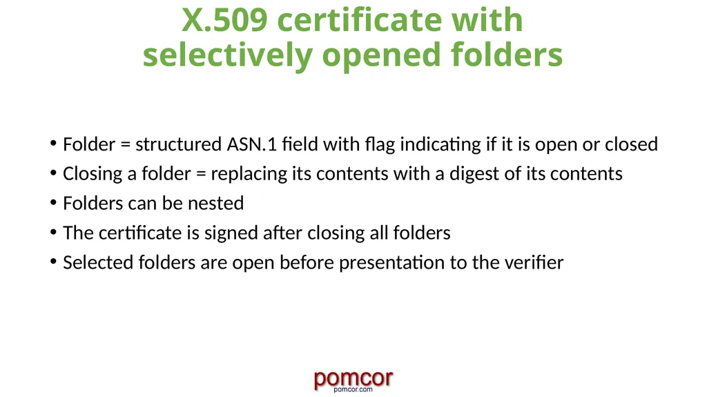 Francisco Corella fcorella@pomcor.com Presentation - slide 15 of 42