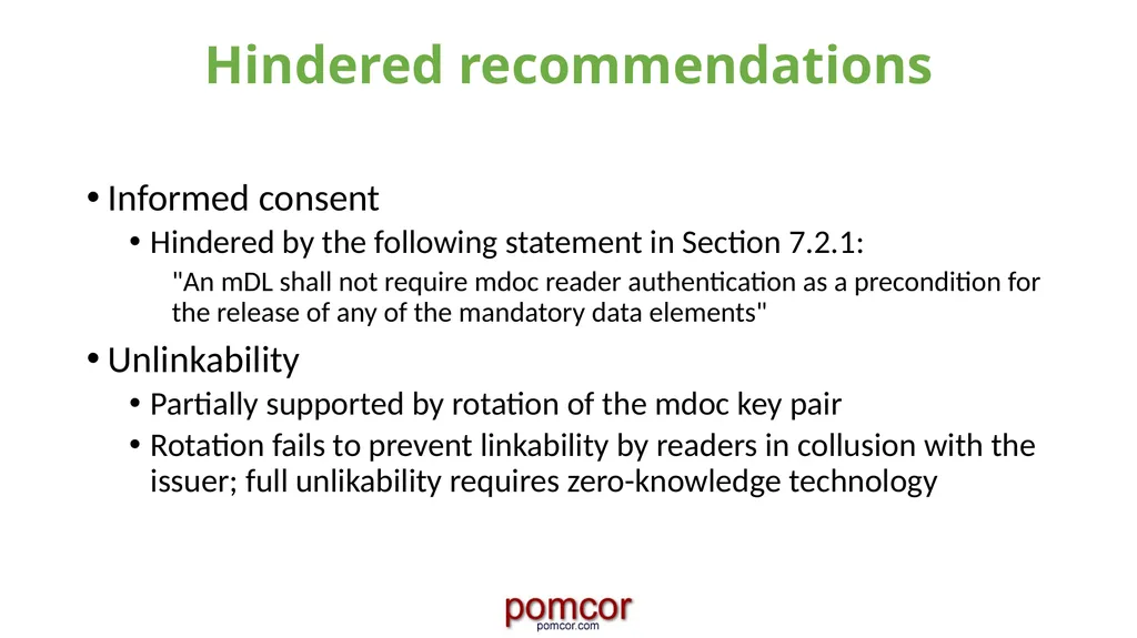 Francisco Corella fcorella@pomcor.com Presentation - slide 42 of 42