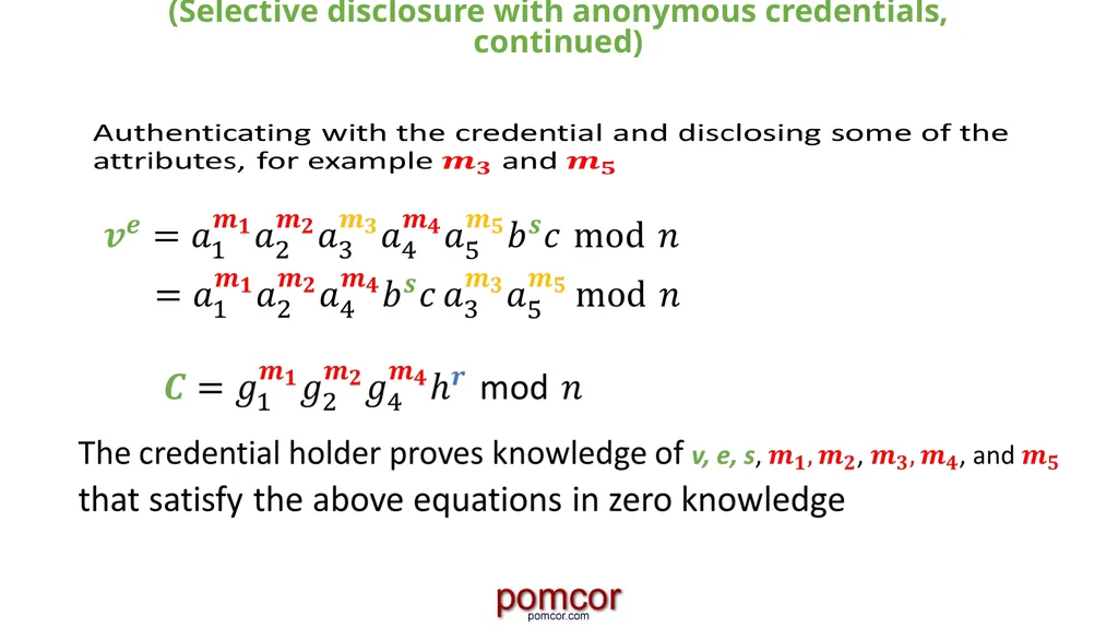 Francisco Corella fcorella@pomcor.com Presentation - slide 23 of 42