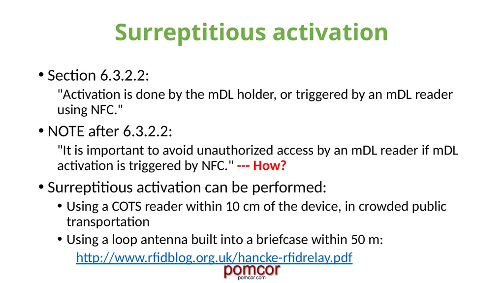 Francisco Corella fcorella@pomcor.com Presentation - slide 38 of 42