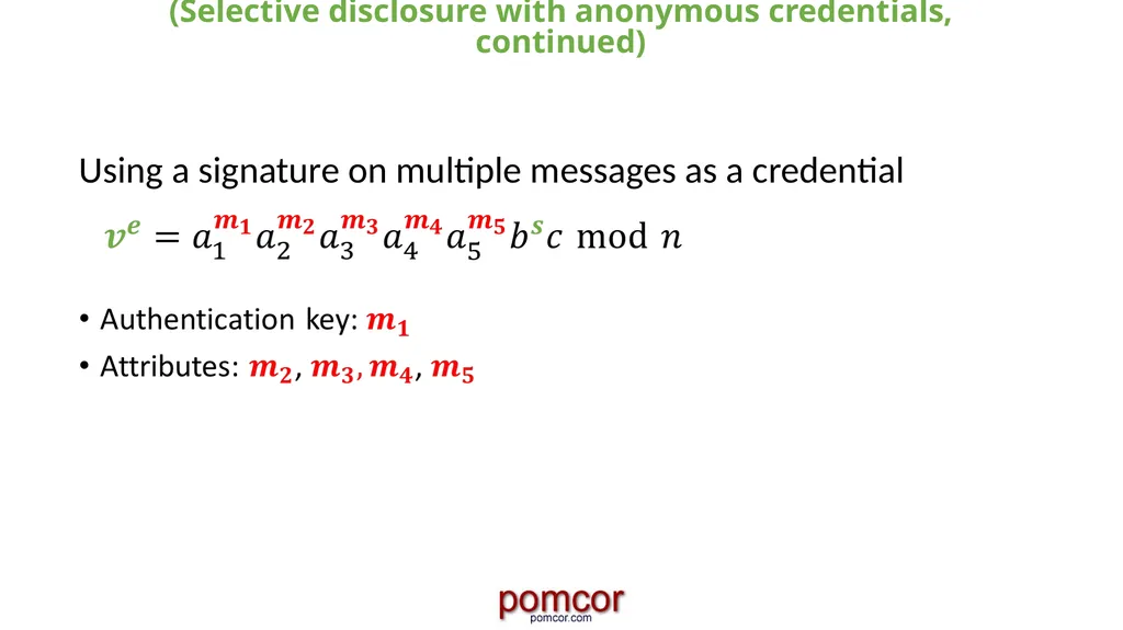 Francisco Corella fcorella@pomcor.com Presentation - slide 21 of 42
