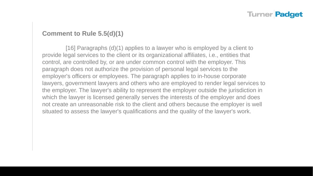 Ethics Issues For In-house Counsel: A Square Peg - slide 12 of 23