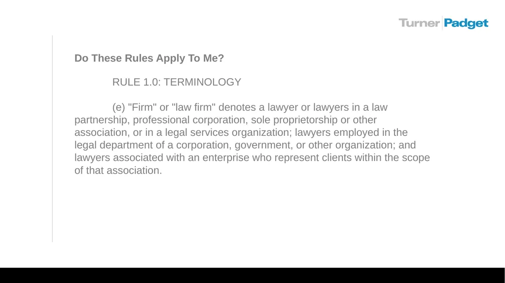 Ethics Issues For In-house Counsel: A Square Peg - slide 4 of 23
