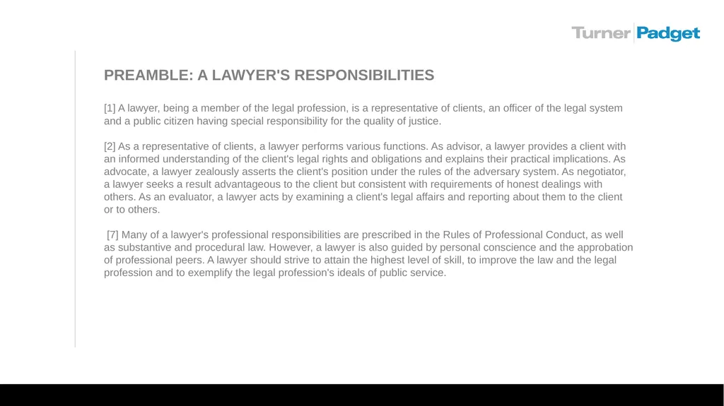 Ethics Issues For In-house Counsel: A Square Peg - slide 3 of 23