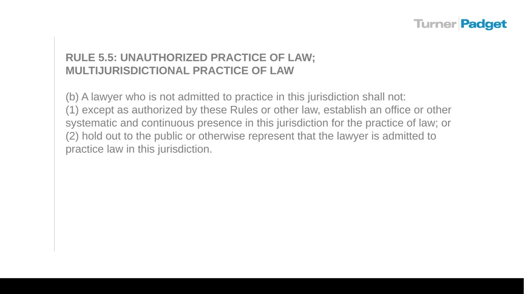 Ethics Issues For In-house Counsel: A Square Peg - slide 7 of 23
